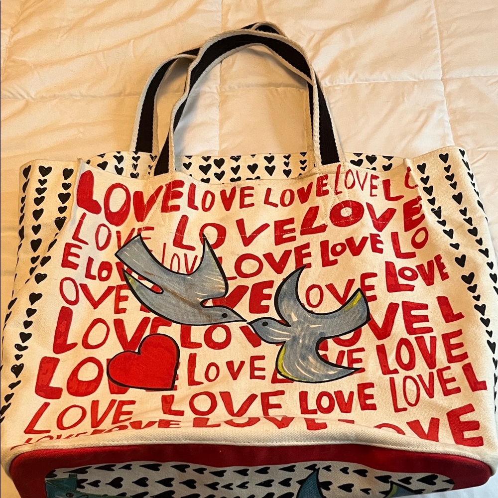Brighton Love Print Tote Bag